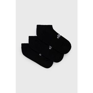 Ponožky Ellesse (3-pack) čierna farba vyobraziť