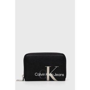 Peňaženka Calvin Klein Jeans dámska, čierna farba vyobraziť