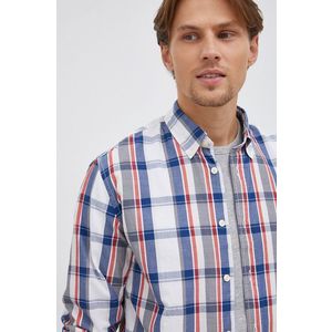 Bavlnená košeľa Pepe Jeans Aiden pánska, regular, s golierom button-down vyobraziť