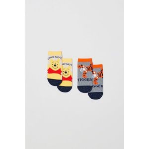 Detské ponožky OVS (2-pack) žltá farba vyobraziť