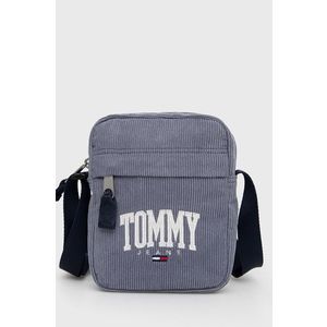 Malá taška Tommy Jeans fialová farba vyobraziť