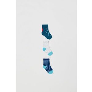 Detské ponožky OVS (3-pack) zelená farba vyobraziť