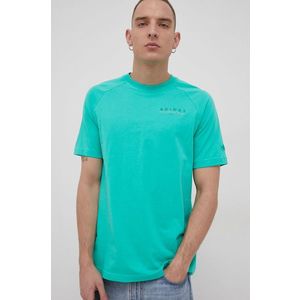 Bavlnené tričko adidas Originals HF4924 zelená farba, jednofarebné vyobraziť