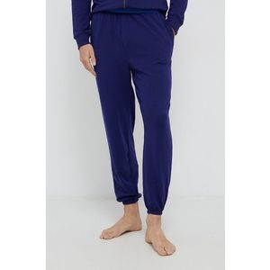 Pyžamové nohavice Calvin Klein Underwear pánske, fialová farba, jednofarebné vyobraziť