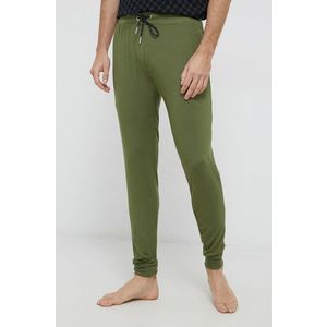 Pyžamové nohavice Ted Baker pánske, zelená farba, jednofarebné vyobraziť
