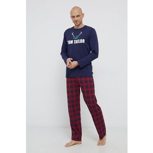 Pyžamová sada Tom Tailor tmavomodrá farba, s potlačou vyobraziť