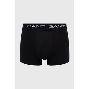 Boxerky Gant (3-pack) pánske, čierna farba vyobraziť