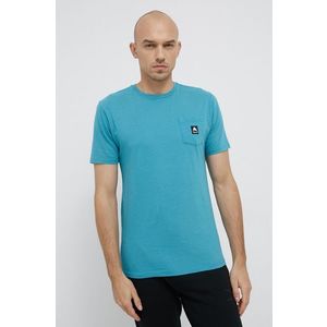 Bavlnené tričko Burton jednofarebné vyobraziť