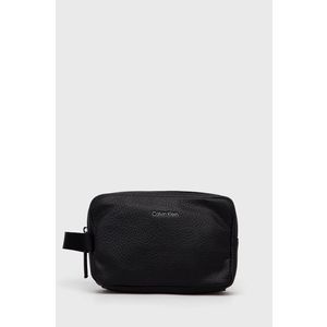 Kozmetická taška Calvin Klein čierna farba vyobraziť