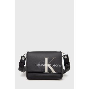 Kabelka Calvin Klein Jeans čierna farba vyobraziť
