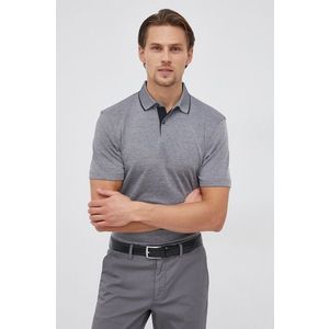 Polo tričko Selected Homme pánske, šedá farba, vzorované vyobraziť