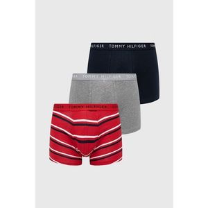 Boxerky Tommy Hilfiger (3-pack) pánske, tmavomodrá farba vyobraziť