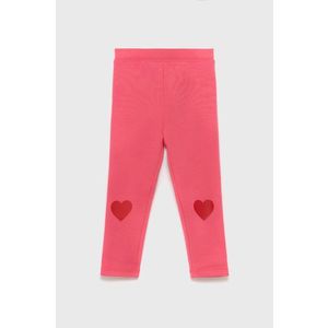Detské nohavice GAP ružová farba, s potlačou vyobraziť