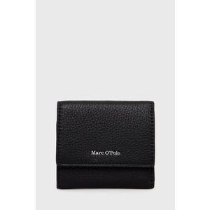 Kožená peňaženka Marc O'Polo dámska, čierna farba vyobraziť