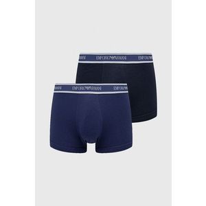 Boxerky Emporio Armani Underwear (2-pack) pánske, tmavomodrá farba vyobraziť