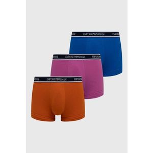 Boxerky Emporio Armani Underwear (3-pack) pánske, oranžová farba vyobraziť
