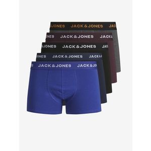 Black Boxerky 5 ks Jack & Jones vyobraziť