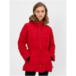 Červený dámsky kabát GAP vyobraziť
