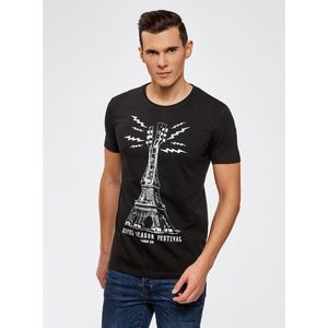 Tričko s potlačou "Eiffelova veža" OODJI vyobraziť