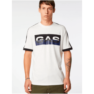 Biele pánske tričko s potlačou GAS Dharis vyobraziť