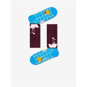 Ponožky pre ženy Happy Socks - modrá, vínová vyobraziť