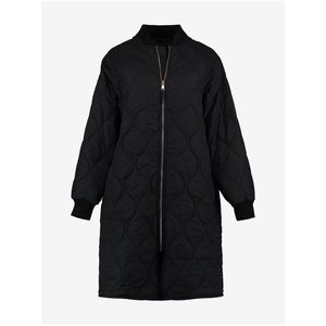 Čierny prešívaný zimný kabát Hailys Milla vyobraziť