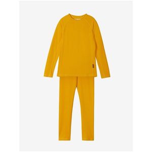 Žltý detský set funkčného trička a nohavíc Reima Lani vyobraziť