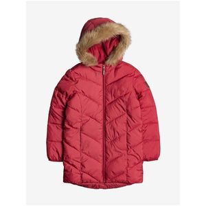 Červená dievčenská zimná bunda Roxy vyobraziť