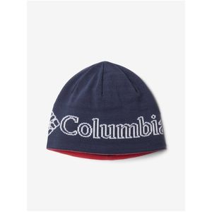 Ružovo-modrá detská obojstranná vzorovaná zimná čiapka Columbia Youth Urbanization Mix vyobraziť