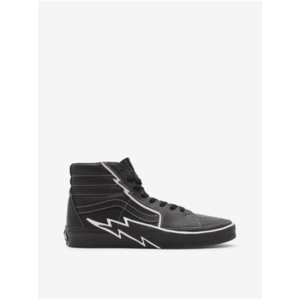 Čierne pánske kožené členkové topánky VANS SK8-Hi Bolt vyobraziť
