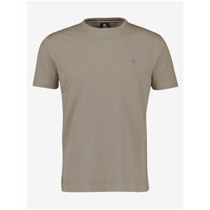 Béžové pánske basic tričko LERROS vyobraziť
