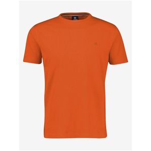 Oranžové pánske basic tričko LERROS vyobraziť
