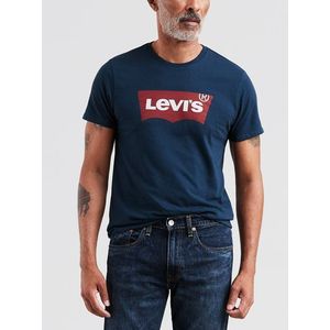 Tmavomodré pánske tričko s potlačou Levi's® vyobraziť