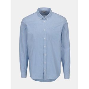 Bielo-modrá pruhovaná slim fit košeľa Casual Friday by Blend vyobraziť