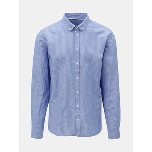 Modrá vzorovaná regular fit košeľa Casual Friday by Blend vyobraziť
