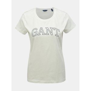 Biele dámske tričko s potlačou GANT vyobraziť