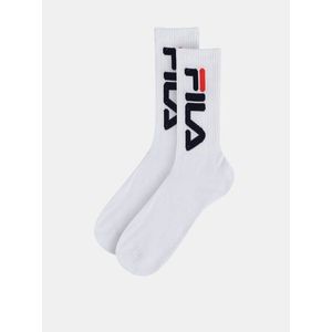 Sada dvoch párov bielych ponožiek FILA vyobraziť