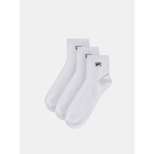 Sada troch párov bielych členkových ponožiek FILA vyobraziť