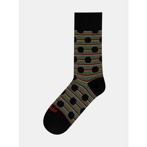 Čierne vzorované ponožky Fusakle Chameleon vyobraziť