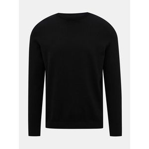 Čierny basic sveter Jack & Jones Basic vyobraziť