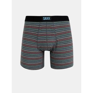 Šedé pruhované boxerky SAXX vyobraziť