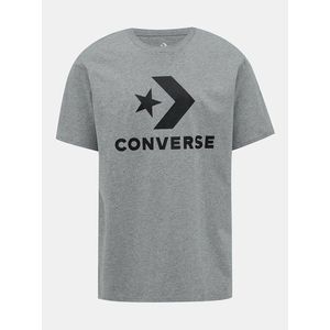 Šedé pánske tričko Converse vyobraziť