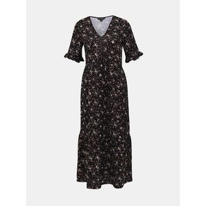 Čierne vzorované maxi šaty Miss Selfridge vyobraziť