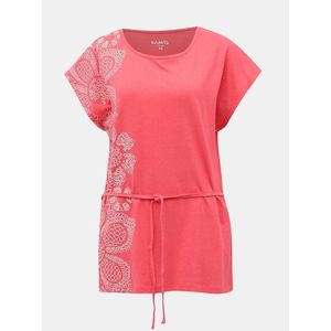 Ružové dámske tričko so zaväzováním SAM 73 vyobraziť