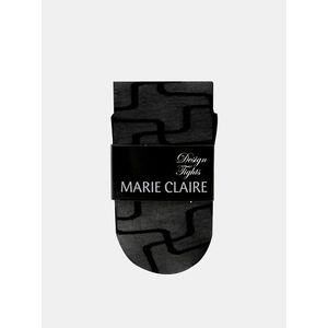 Čierne vzorované pančuchové nohavice Marie Claire vyobraziť