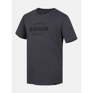 Šedé pánske tričko s potlačou Hannah Waldorf vyobraziť