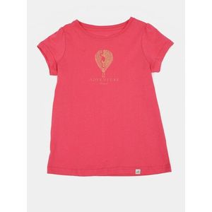 Ružové dievčenské tričko s potlačou Hannah Poppy vyobraziť