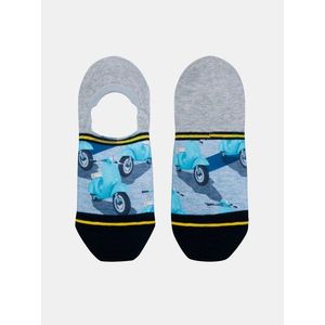 Šedo-modré pánske nízke ponožky XPOOOS vyobraziť