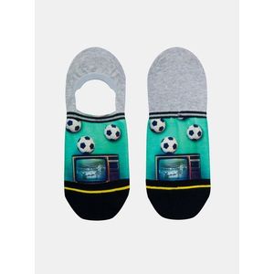 Zeleno-šedé pánske nízke ponožky XPOOOS vyobraziť
