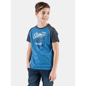 Modré chlapčenské tričko s potlačou SAM 73 vyobraziť